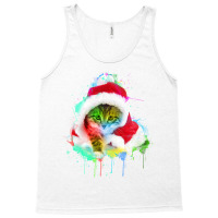 Merry Christmas Cat Tank Top | Artistshot