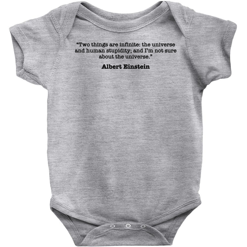 Albert Einstein For Light Baby Bodysuit by autlu2024 | Artistshot