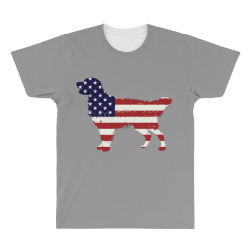Animals America Flag All Over Men's T-shirt | Artistshot