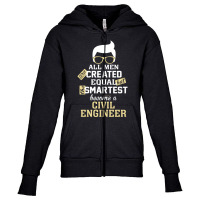 Men Become A Civil Engineer Youth Zipper Hoodie | Artistshot