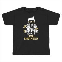 Men Become A Civil Engineer Toddler T-shirt | Artistshot