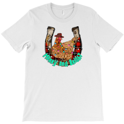 Horseshoe Chicken T-shirt Designed By Badaudesign