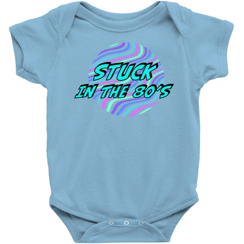 Stuck In The 80's For Light Baby Bodysuit by autlu2024 | Artistshot