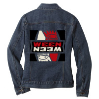 Proud  Dadzilla Father For Men Women Ladies Denim Jacket | Artistshot