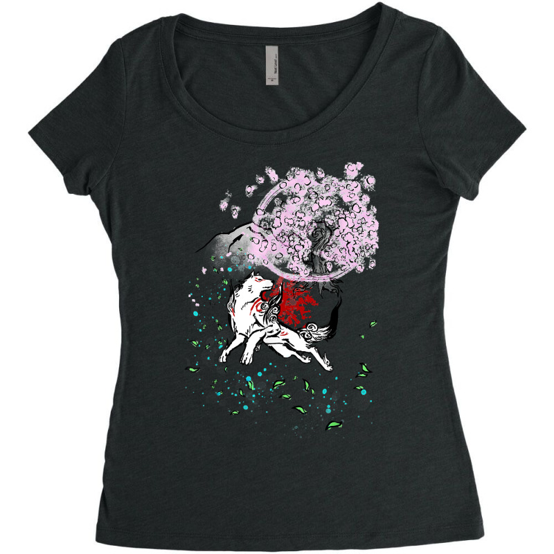 Amaterasu Okamis T Shirt Women's Triblend Scoop T-shirt | Artistshot