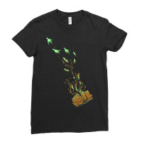 Imagination Takes Flight Ladies Fitted T-shirt | Artistshot