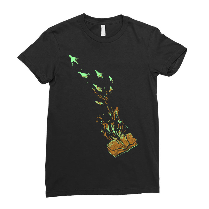 Imagination Takes Flight Ladies Fitted T-Shirt by sayasiti | Artistshot