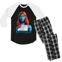 Mystique Men's 3/4 Sleeve Pajama Set | Artistshot