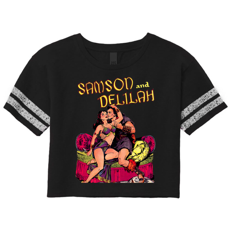 Classic Christian Bible Stories-samson And Delilah Men Women Scorecard Crop Tee by Aria-Proctor | Artistshot