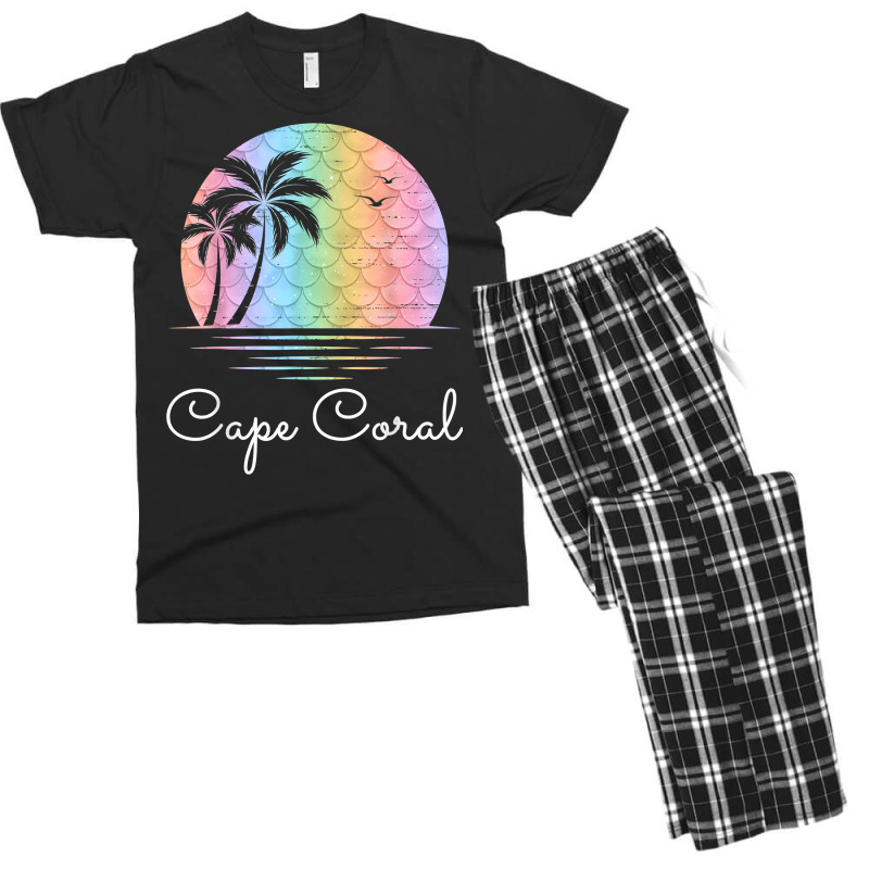 Cape Coral Florida Vacation Beach Island Family Group Gift T Shirt Men's T-shirt Pajama Set by kalerttjay | Artistshot