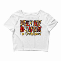 Merry Drunk I'm Christmas Crop Top | Artistshot