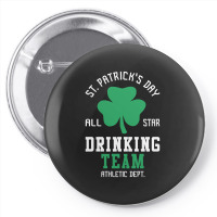 St. Patrick's Day Drinking Team Pin-back Button | Artistshot