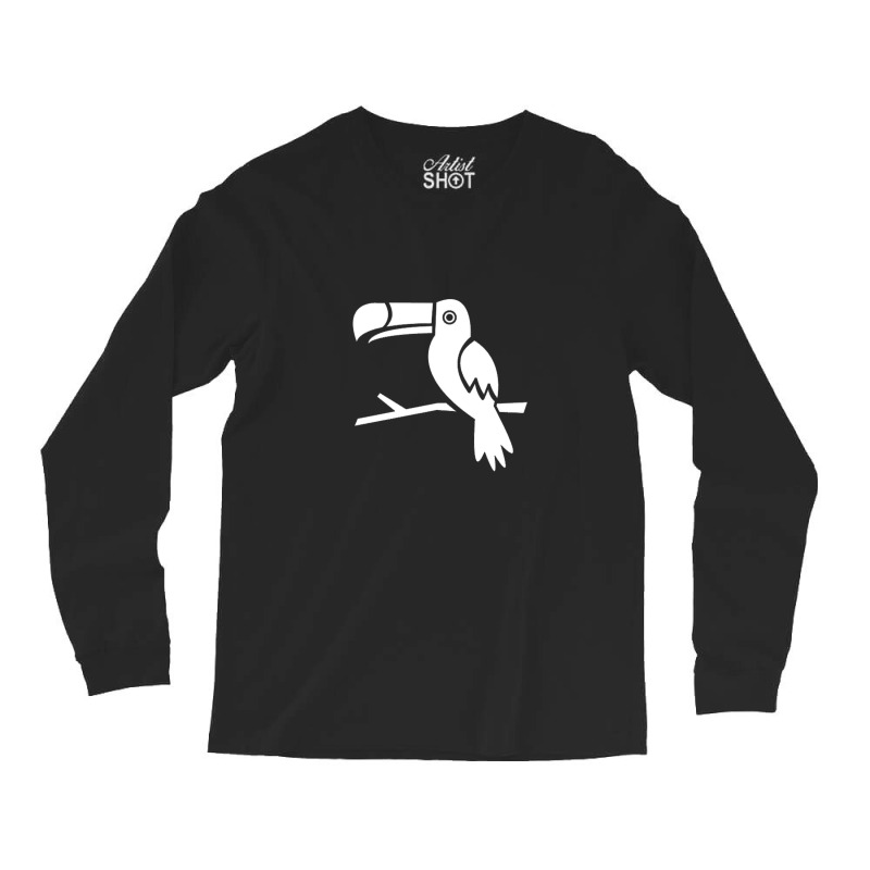 Toucan Banner Long Sleeve Shirts by kakroshop | Artistshot