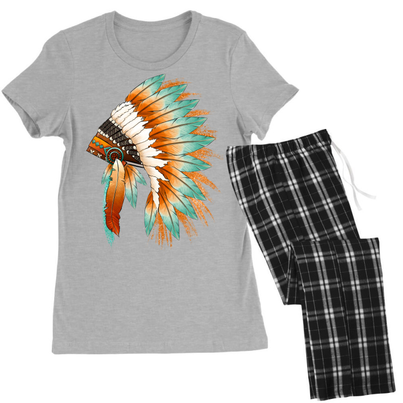 Western Headdress Native American Headdress Women's Pajamas Set | Artistshot