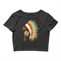 Western Headdress Native American Headdress Crop Top | Artistshot