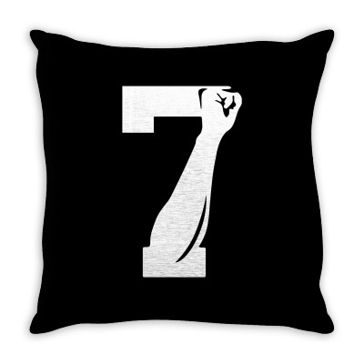 Kaepernick 7 Throw Pillow Designed By Toweroflandrose