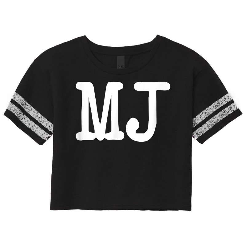 Funny First Name Mj Nickname T Shirt Scorecard Crop Tee by graftmshindeatw | Artistshot