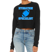 Hydration Specialist Waterboy Football Team Manager T Shirt Cropped Sweater | Artistshot