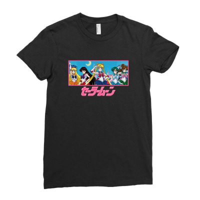 Sailor Moon Ladies Fitted T-shirt Designed By Sengul
