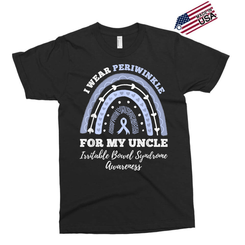 I Wear Periwinkle For My Uncle Ibs Irritable Bowel Syndrome T Shirt Exclusive T-shirt by graftmshindeatw | Artistshot