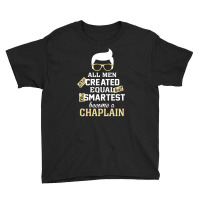 Men Become A Chaplain Youth Tee | Artistshot