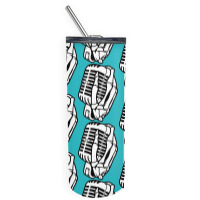 Death Singer Skinny Tumbler | Artistshot