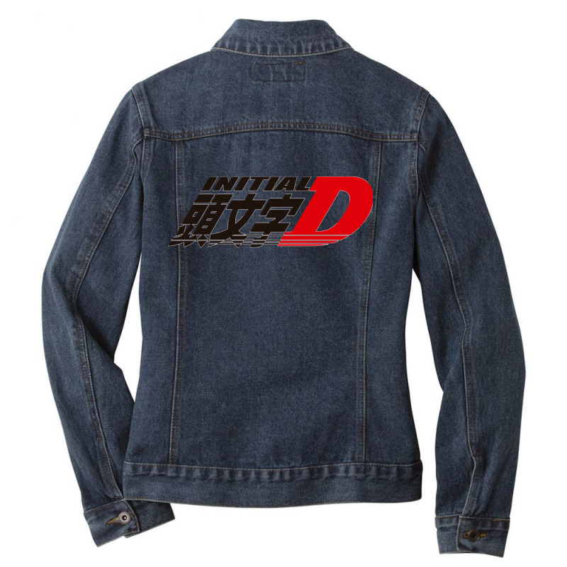 Initial D Ladies Denim Jacket by johnHarlow | Artistshot