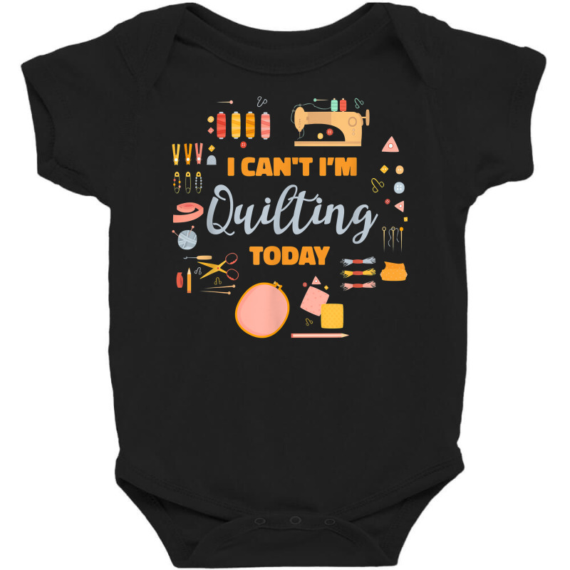 Quilting Today Quilter Sewing Machine Fabric Quilt Tools T Shirt Baby Bodysuit | Artistshot