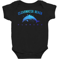 Clearwater Beach Florida Dolphin Lover Scuba Diving Vacation T Shirt Baby Bodysuit | Artistshot