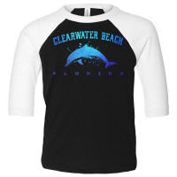 Clearwater Beach Florida Dolphin Lover Scuba Diving Vacation T Shirt Toddler 3/4 Sleeve Tee | Artistshot