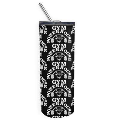 Fashion Bodybuilding Power House Gym Fitness Skinny Tumbler Designed By Tee Shop