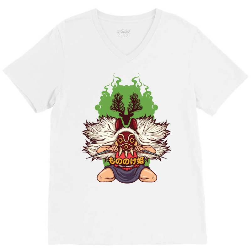 Mononoke Classic V-Neck Tee by berttdedw magazine shop | Artistshot