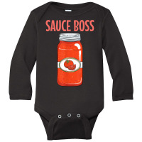 Italian Marinara Spaghetti Sauce Boss T Shirt Long Sleeve Baby Bodysuit | Artistshot