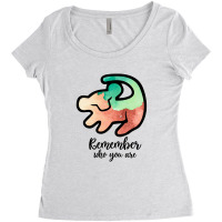 Simba Remember Who You Are For Light Women's Triblend Scoop T-shirt | Artistshot