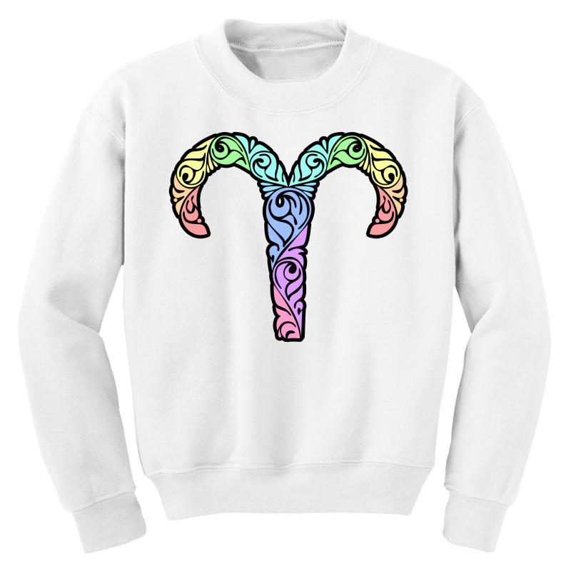 Aries Youth Sweatshirt by autlu2024 | Artistshot