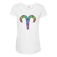 Aries Maternity Scoop Neck T-shirt | Artistshot