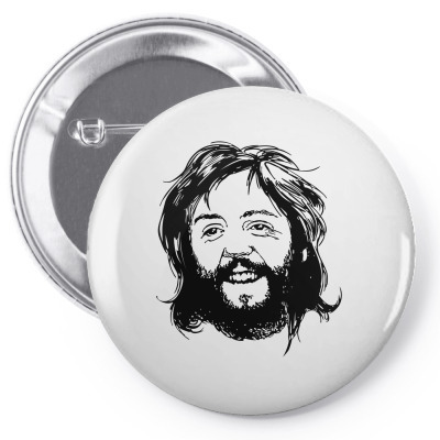 Paul Mccartney Beard Pin-back Button Designed By Motleymind