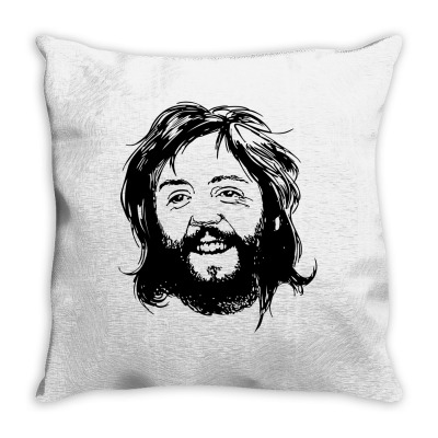 Paul Mccartney Beard Throw Pillow Designed By Motleymind