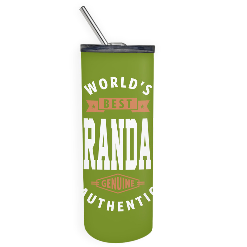 World's Best Grandad Skinny Tumbler | Artistshot