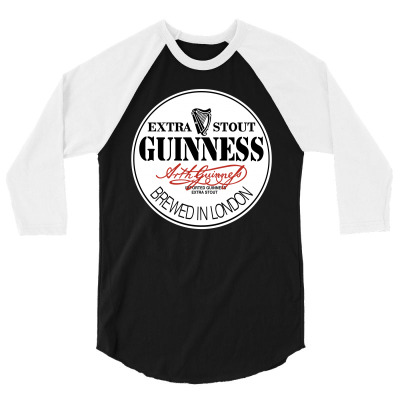 Gilmour Guinness 3/4 Sleeve Shirt Designed By Motleymind