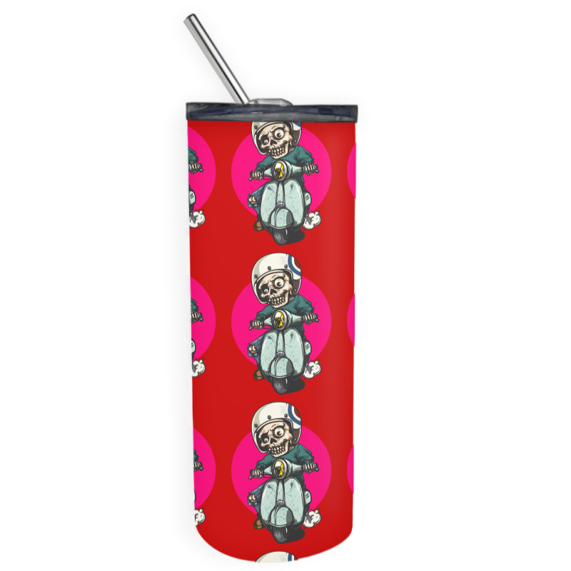 Skulldriver Skinny Tumbler | Artistshot