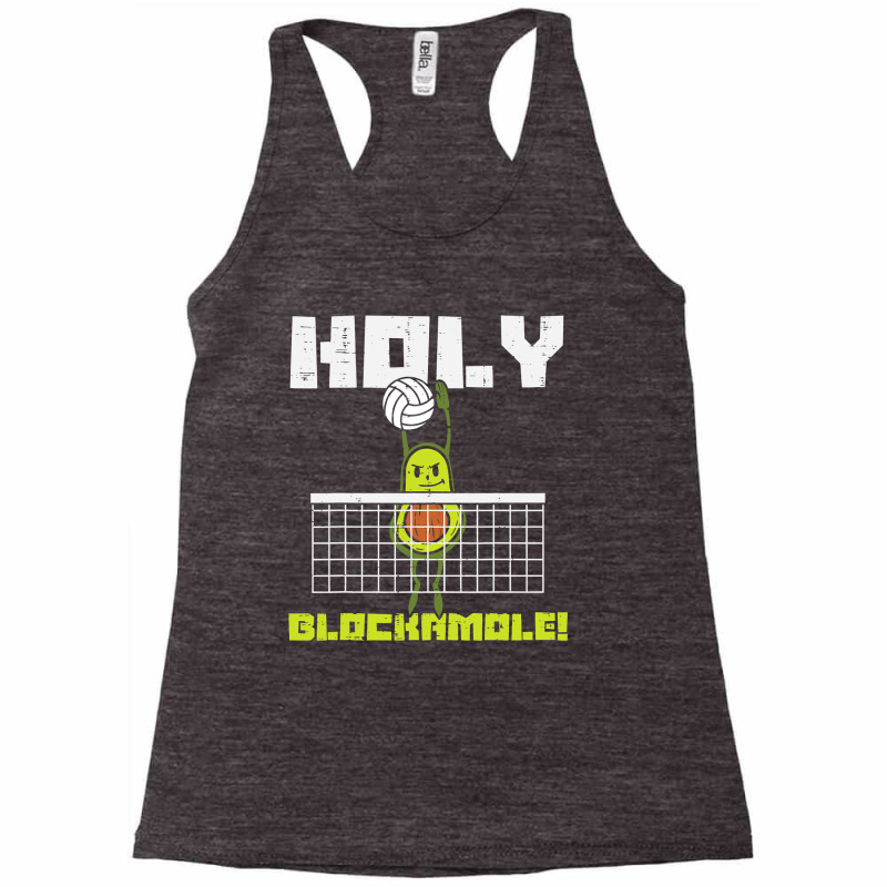 Holy Blockamole Avocado Volleyball Player Blocker Men Women T Shirt Racerback Tank by bakien89 | Artistshot