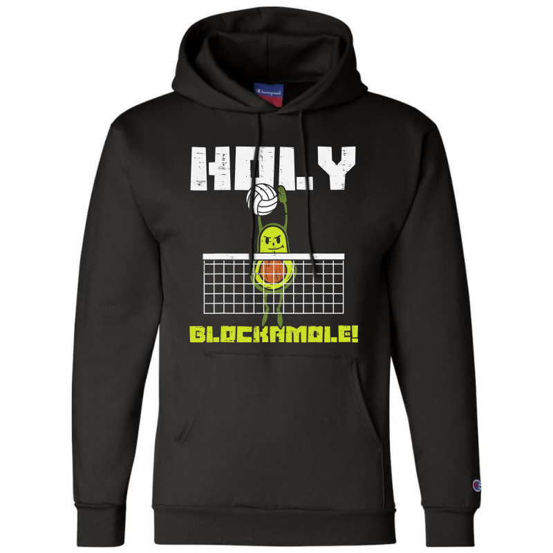 Holy Blockamole Avocado Volleyball Player Blocker Men Women T Shirt Champion Hoodie by bakien89 | Artistshot