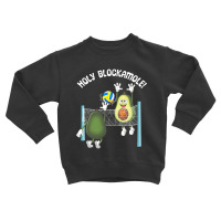 Holy Blockamole! Guacamole Player Blocker Volleyball T Shirt Toddler Sweatshirt | Artistshot