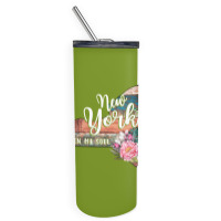 New York In My Soul Skinny Tumbler | Artistshot