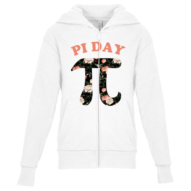 Pi Day Flower Youth Zipper Hoodie by autlu2024 | Artistshot