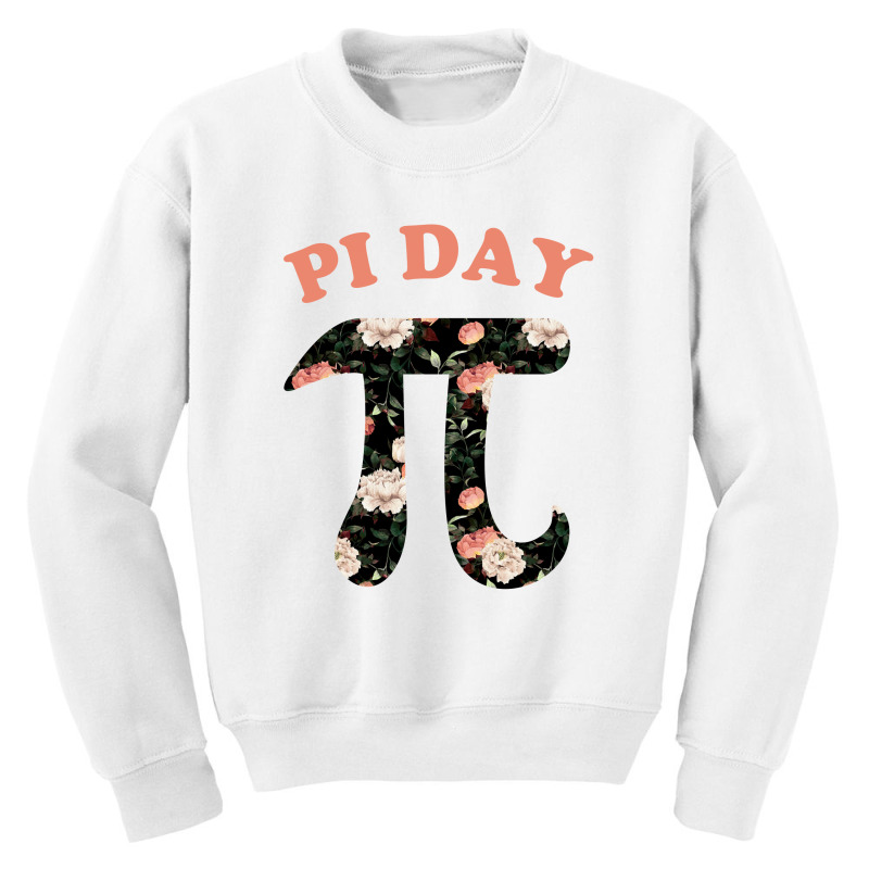 Pi Day Flower Youth Sweatshirt by autlu2024 | Artistshot