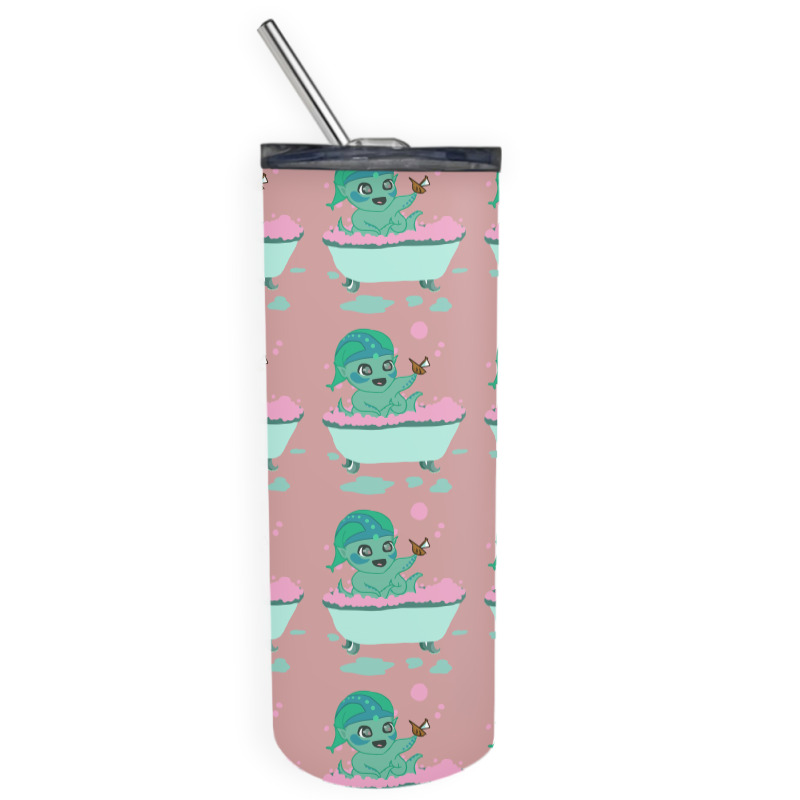 Kraken Shower Skinny Tumbler | Artistshot