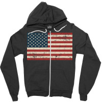 American Flag Zipper Hoodie | Artistshot