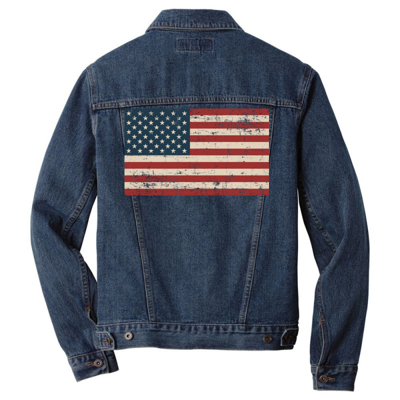 American Flag Men Denim Jacket | Artistshot